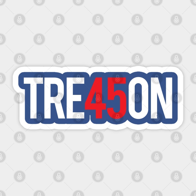 TRE45ON - Treason 45 Sticker by Vector Deluxe